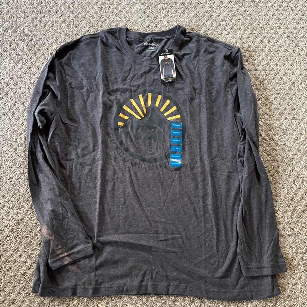 NWT Eddie Bauer Long Sleeve Graphic Tee